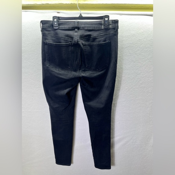 American Eagle Dream Stretch High Rise Jegging Jeans Womens 12 Black Denim 2446 - Picture 9 of 10